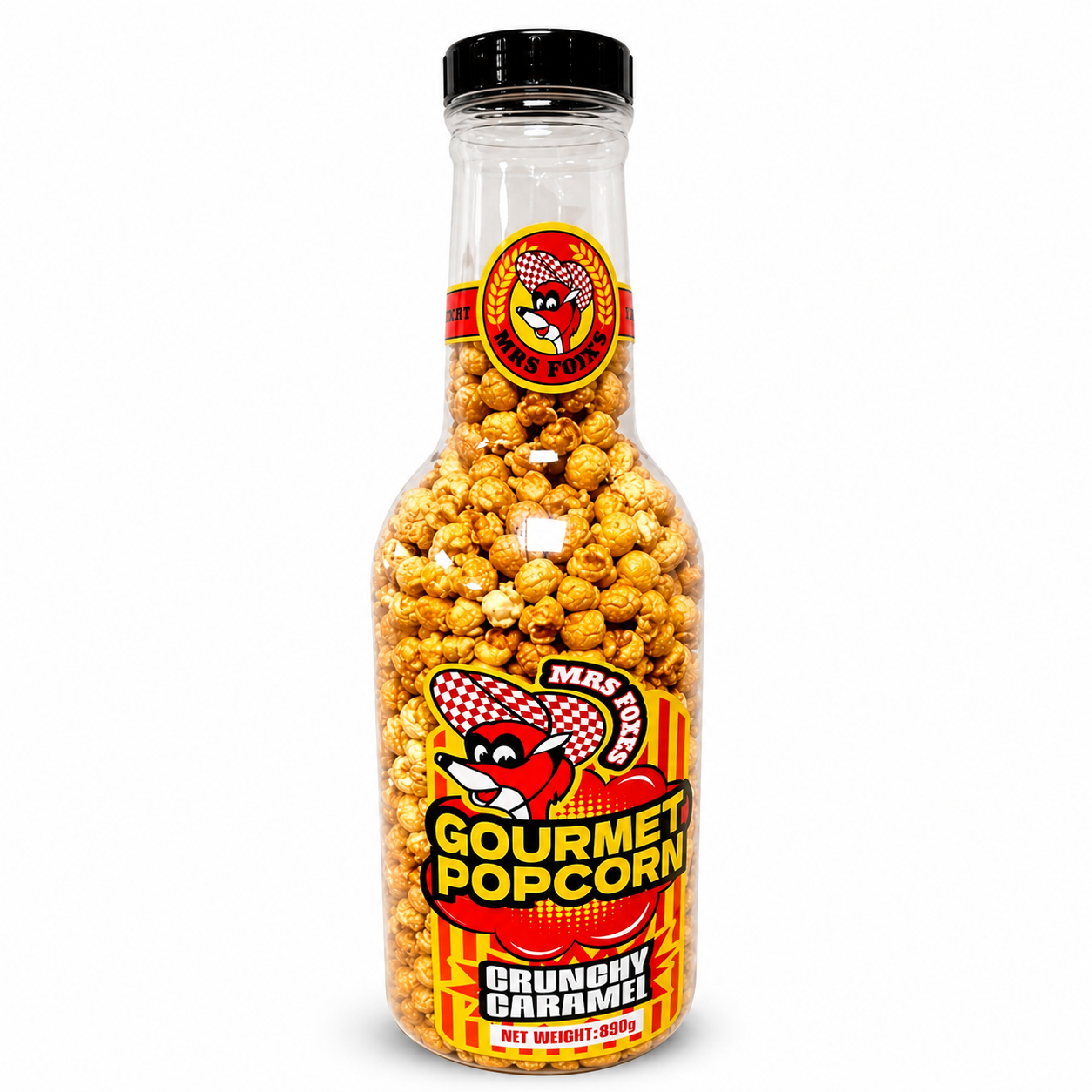 eacae229-7771-4b53-8445-63745d36ed33 Mrs Folks Crunchy Caramel Gourmet Popcorn 890g - Image 1